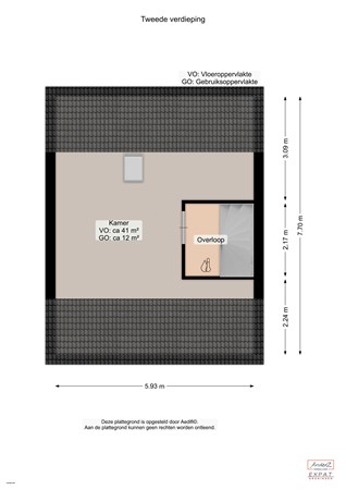 Floorplan - Fliksakkers 10, 9321 EV Peize